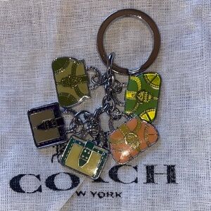 Coach Soho Handbag Charm Keyfob Bag Charm Like New